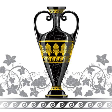 pohár, černá, žlutá Mariia Pazhyna - Dreamstime