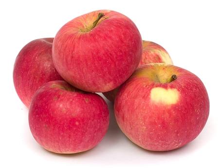 jablka, červená, ovoce, jíst Niderlander - Dreamstime