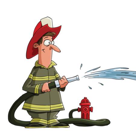 požár, člověče, hidrant, hydrant, hadice, červená, voda Dedmazay - Dreamstime