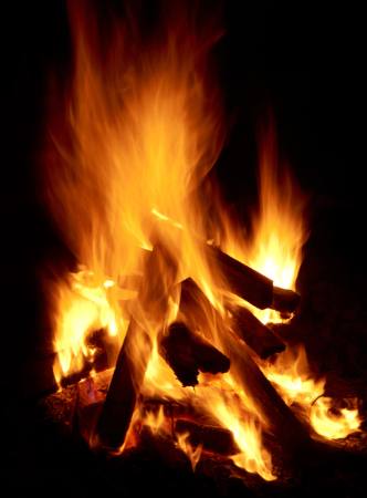 oheň, dřevo, hořet, tmavý Hong Chan - Dreamstime