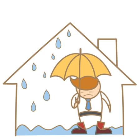vody, únik, člověk, deštník, déšť, dům Falara - Dreamstime