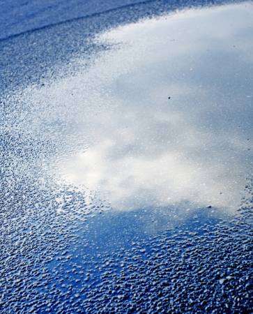 voda, asfalt, nebe, odraz, silnice Bellemedia - Dreamstime