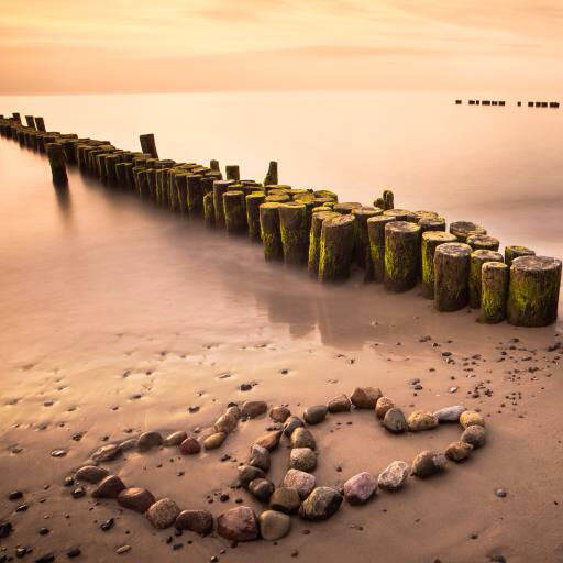 voda, srdce, srdce, kameny, døevo, písek, pláž Manuela Szymaniak (Manu10319)