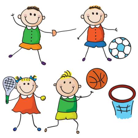 děti, sport, fotbal, tenis, basket Aliona Zbughin - Dreamstime