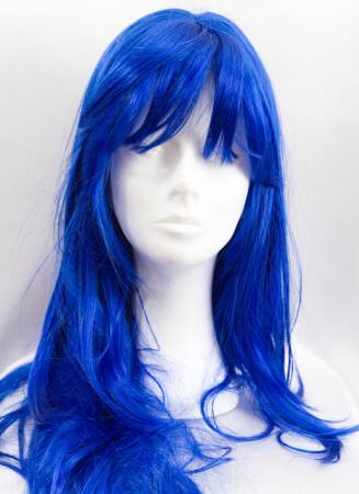 lila, vlasy, tvář, figuríny Anna Karwowska - Dreamstime