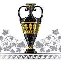 Pixwords Obraz s pohár, černá, žlutá Mariia Pazhyna - Dreamstime