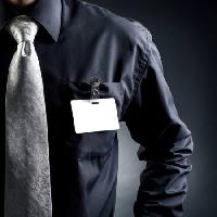 Pixwords Obraz s muž, kravatu, košili, tmavé Bortn66 - Dreamstime