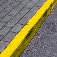 Pixwords Obraz s žlutá, silnice, chodník, cihly, asfalt Rtsubin
