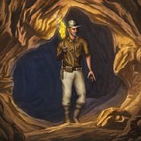 Pixwords Obraz s jeskyně, oheň, člověk, Andreus - Dreamstime
