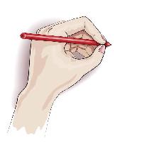 ruèní, pero, psát, prsty, tužka Valiva