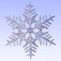 Pixwords Obraz s led, vločka, zima, sníh James Steidl - Dreamstime