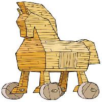kůň, kola, dřevo Dedmazay - Dreamstime
