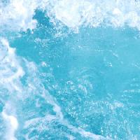 Pixwords Obraz s water,  vodě, modři, vlna, vlny Ahmet Gündoğan - Dreamstime